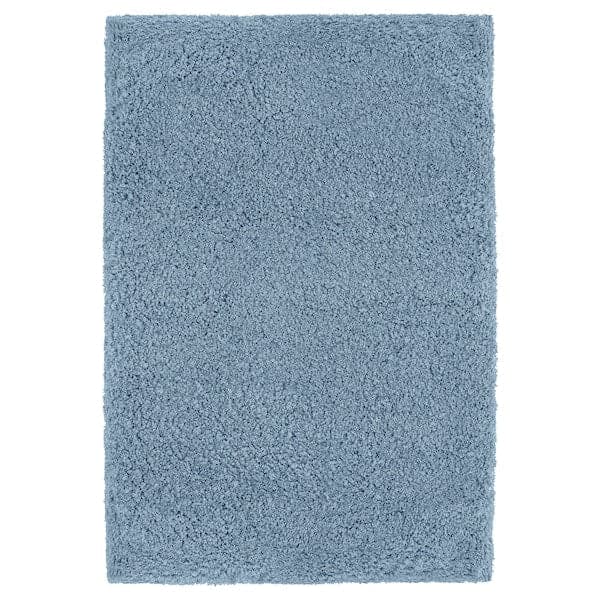 ALMTJÄRN - Bath mat, blue, 60x90 cm