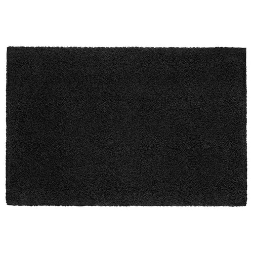 ALMTJÄRN bath mat, dark grey, 90x60 cm