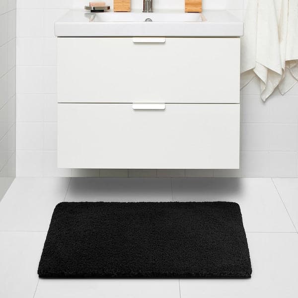 Ikea ALMTJÄRN - Bath mat, dark grey ,