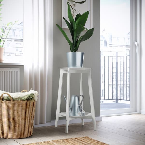 ALPVIDE - Plant stand, white, 71 cm - best price from Maltashopper.com 70546262