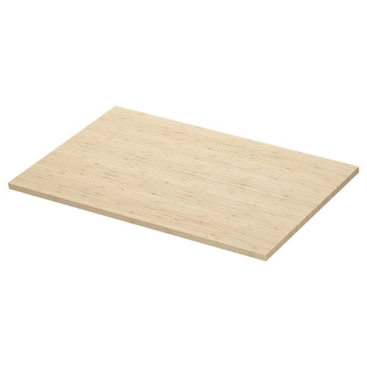 Ikea ÅLSKEN - Tabletop, light bamboo/ veneer, 82x49 cm