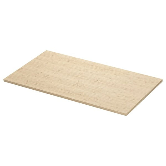 Ikea ÅLSKEN - Tabletop, light bamboo/wood veneer, 102x49 cm