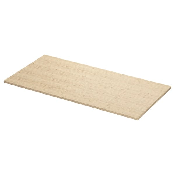Ikea ÅLSKEN - Tabletop, light bamboo/wood veneer,122x49 cm