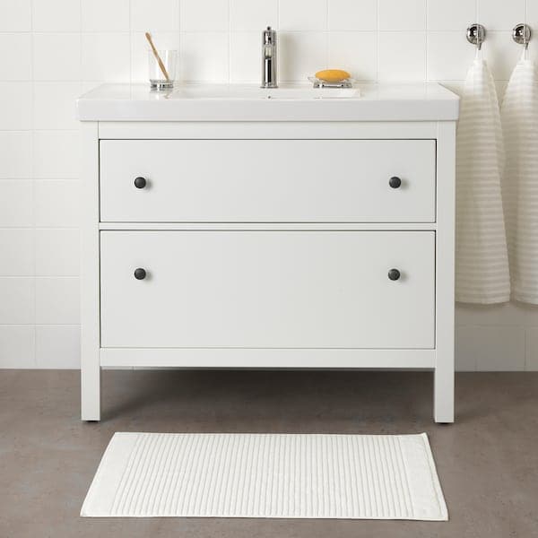 ALSTERN - Bath mat, white