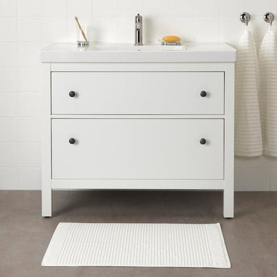 ALSTERN - Bath mat, white, 50x80 cm - best price from Maltashopper.com 00447350