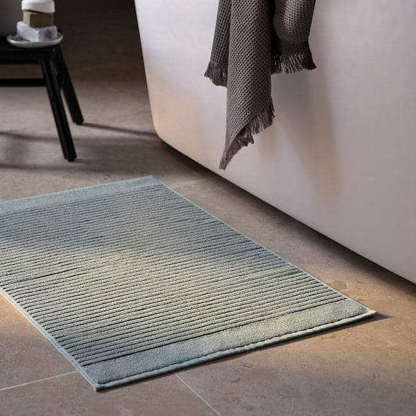 ALSTERN - Bath mat, light grey-green, 50x80 cm - best price from Maltashopper.com 90488143