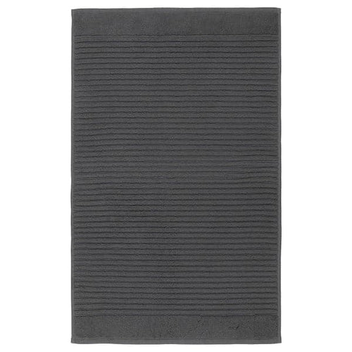 ALSTERN - Bath mat, dark grey, 50x80 cm