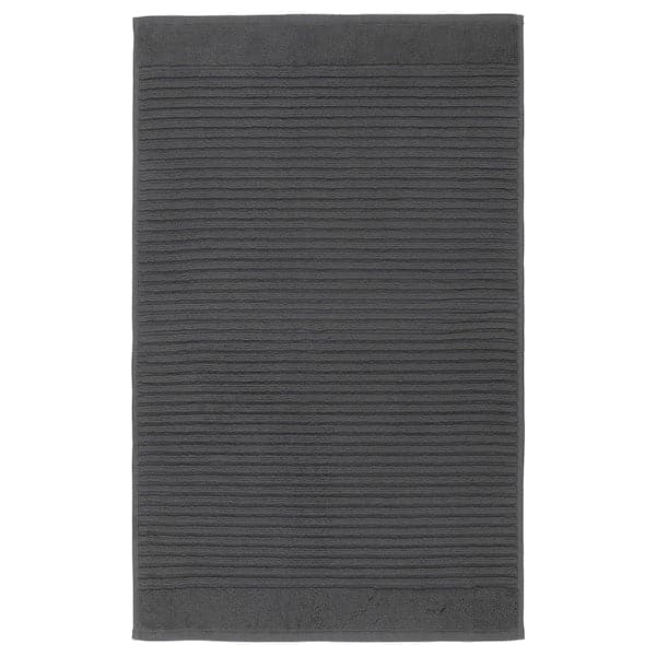 ALSTERN - Bath mat, dark grey, 50x80 cm