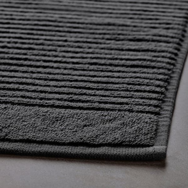 Ikea ALSTERN - Bath mat, dark grey, 50x80 cm