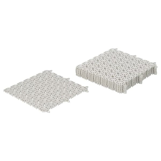 Ikea ALTAPPEN - Floor decking, outdoor, light grey, 0.81 m²