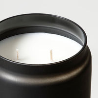 ALUNROT - Scented candle in glass with lid, sweet hay/black, 100 hr - best price from Maltashopper.com 60548087