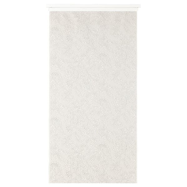 AMPELSÄV - Panel curtain, light grey-beige/leaves , - best price from Maltashopper.com 00530392