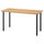 ANFALLARE / ADILS - Desk, bamboo/black, 140x65 cm