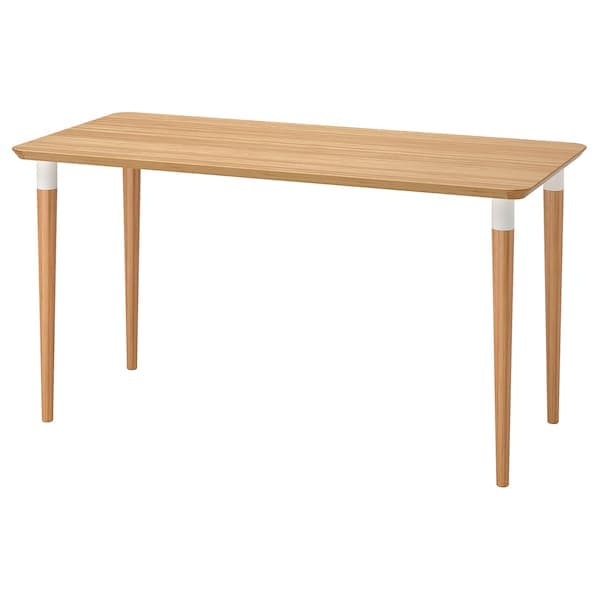 ANFALLARE / HILVER - Desk, bamboo, 140x65 cm - best price from Maltashopper.com 29417710