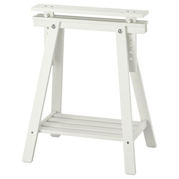 Ikea ANFALLARE / MITTBACK - Desk, bamboo white, 140x65 cm