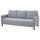 ANGERSBY 3-seat sofa, Knisa light grey, 196x89x84 cm
