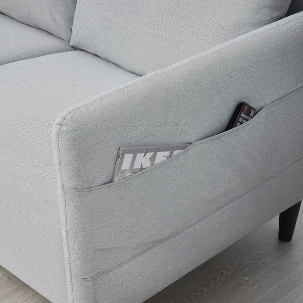 ANGERSBY 3-seater sofa - Light grey Knisa - best price from Maltashopper.com 90499066