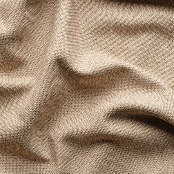 ANNAKAJSA Semi-darkening curtains, 1 pair - beige 145x300 cm , 145x300 cm