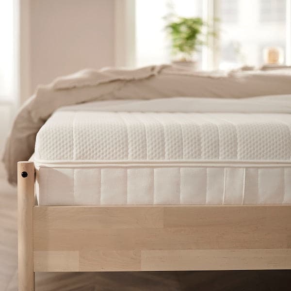 Ikea ÅNNELAND - Foam mattress, semi-rigid/white, , 180x200 cm