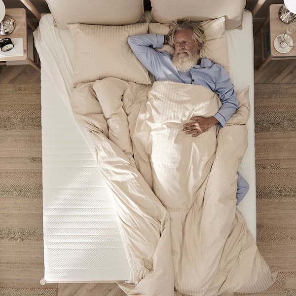 ÅNNELAND - Foam mattress, semi-rigid/white, , 140x200 cm - best price from Maltashopper.com 80481707