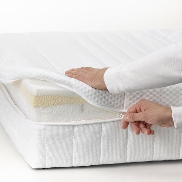 Ikea ÅNNELAND - Foam mattress, semi-rigid/white, , 140x200 cm