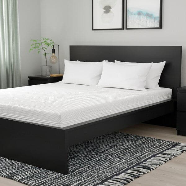 Ikea ÅNNELAND - Foam mattress, semi-rigid/white, , 140x200 cm