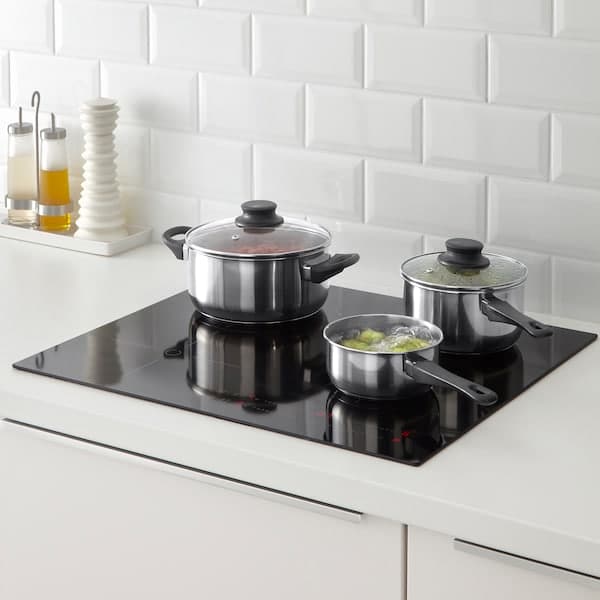 ANNONS - 5-piece cookware set, glass/stainless steel - best price from Maltashopper.com 90207402