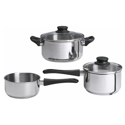 HEMKOMST 7-piece cookware set, stainless steel - IKEA