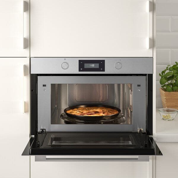ANRÄTTA - Microwave oven, IKEA 500 stainless steel - best price from Maltashopper.com 70411767