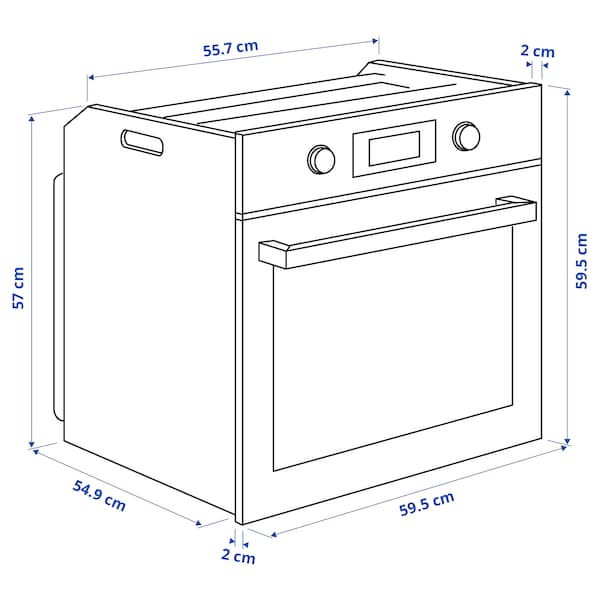 ANRÄTTA Thermoventilated oven - stainless steel , - best price from Maltashopper.com 60411720