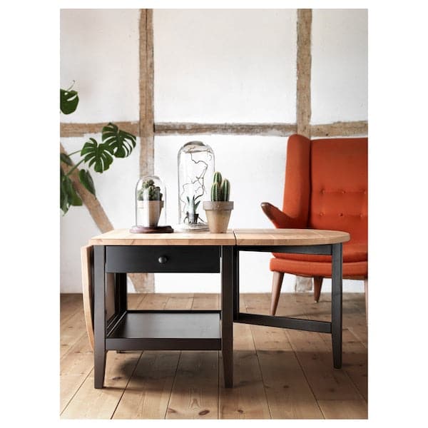 ARKELSTORP - Coffee table, black, 65x140x52 cm - best price from Maltashopper.com 30260807
