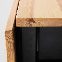 ARKELSTORP - Coffee table, black, 65x140x52 cm - best price from Maltashopper.com 30260807