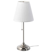 Ikea ÅRSTID Table lamp - nickel/white ,