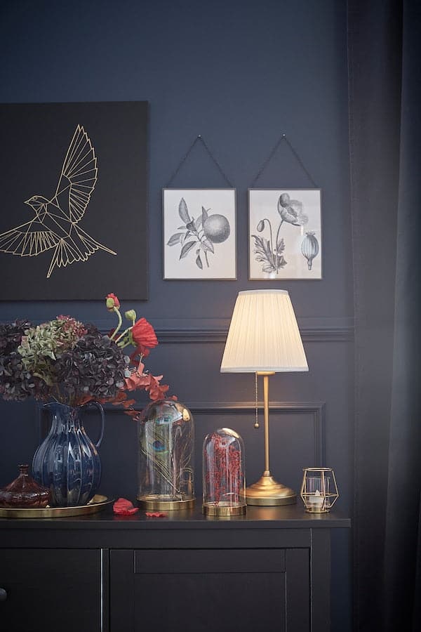 ÅRSTID Table lamp - brass/white , - best price from Maltashopper.com 30321373