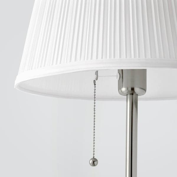 ÅRSTID Floor lamp - nickel-plated/white , - best price from Maltashopper.com 60163862
