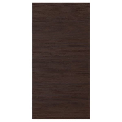 ASKERSUND - Door, dark brown ash effect, 30x60 cm