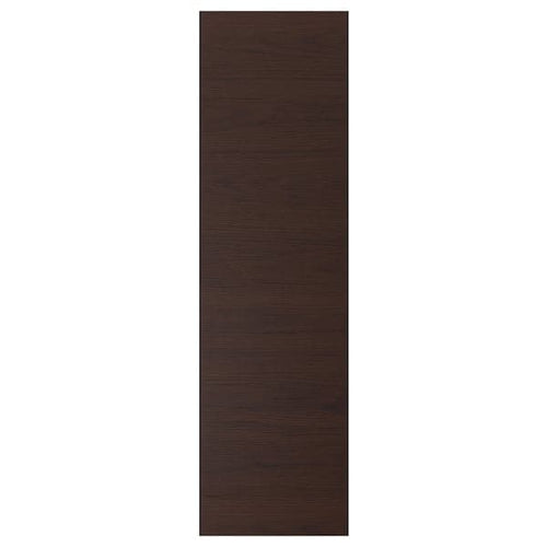 ASKERSUND - Door, dark brown ash effect, 40x140 cm