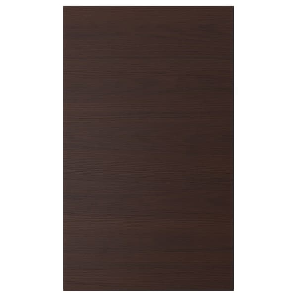 ASKERSUND - Door, dark brown ash effect, 60x100 cm - best price from Maltashopper.com 40425247