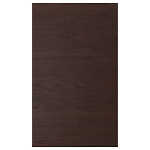 ASKERSUND - Door, dark brown ash effect, 60x100 cm