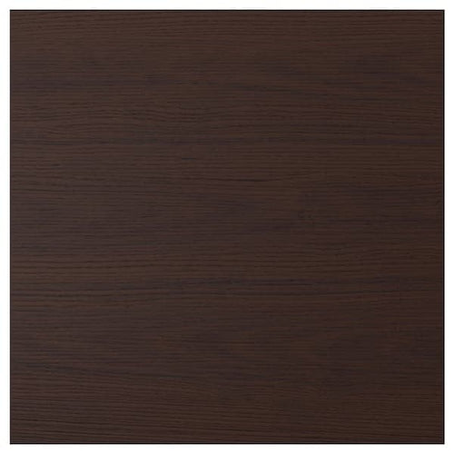 ASKERSUND - Door, dark brown ash effect, 60x60 cm