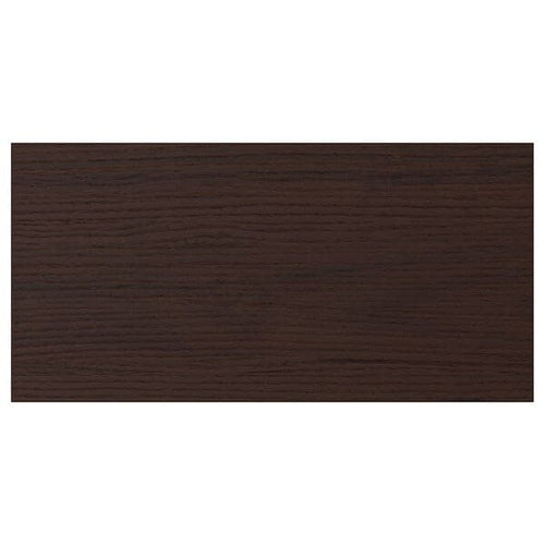ASKERSUND - Drawer front, dark brown ash effect, 40x20 cm
