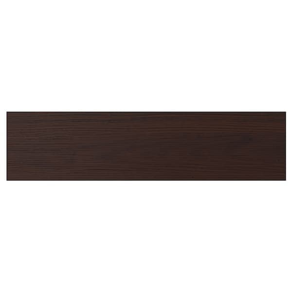ASKERSUND - Drawer front, dark brown ash effect, 80x20 cm - best price from Maltashopper.com 10425263