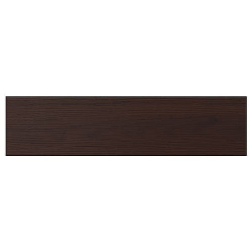 ASKERSUND - Drawer front, dark brown ash effect, 80x20 cm