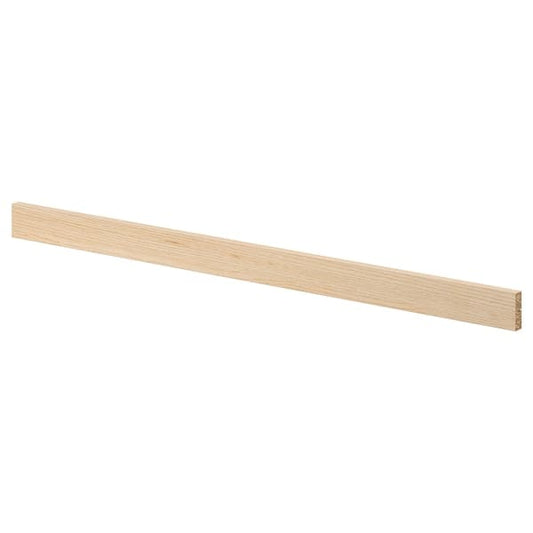 ASKERSUND - Rounded deco strip/moulding, light ash effect, 221 cm - best price from Maltashopper.com 80331850