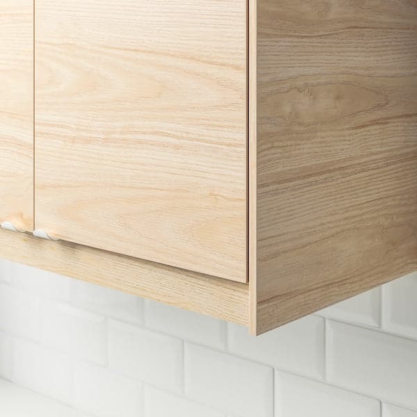ASKERSUND - Rounded deco strip/moulding, light ash effect, 221 cm - best price from Maltashopper.com 80331850