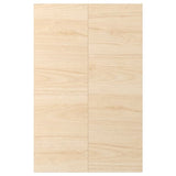 ASKERSUND 2-p door f corner base cabinet set, light ash effect, 25x80 cm