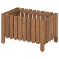 ASKHOLMEN flower box, dark brown, 62x39 cm