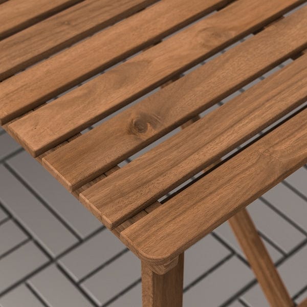 Ikea ASKHOLMEN - Table, outdoor, dark brown, 143x75 cm