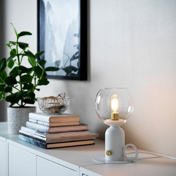 ÅSKMULLER Table lamp - white 24 cm , 24 cm - best price from Maltashopper.com 20509342