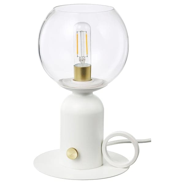 ÅSKMULLER Table lamp - white 24 cm , 24 cm